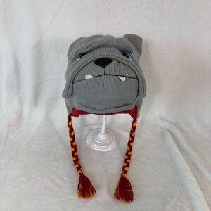 ZooZats UMD Duluth Bulldogs Grey Bulldog Winter Hat Adult Unisex